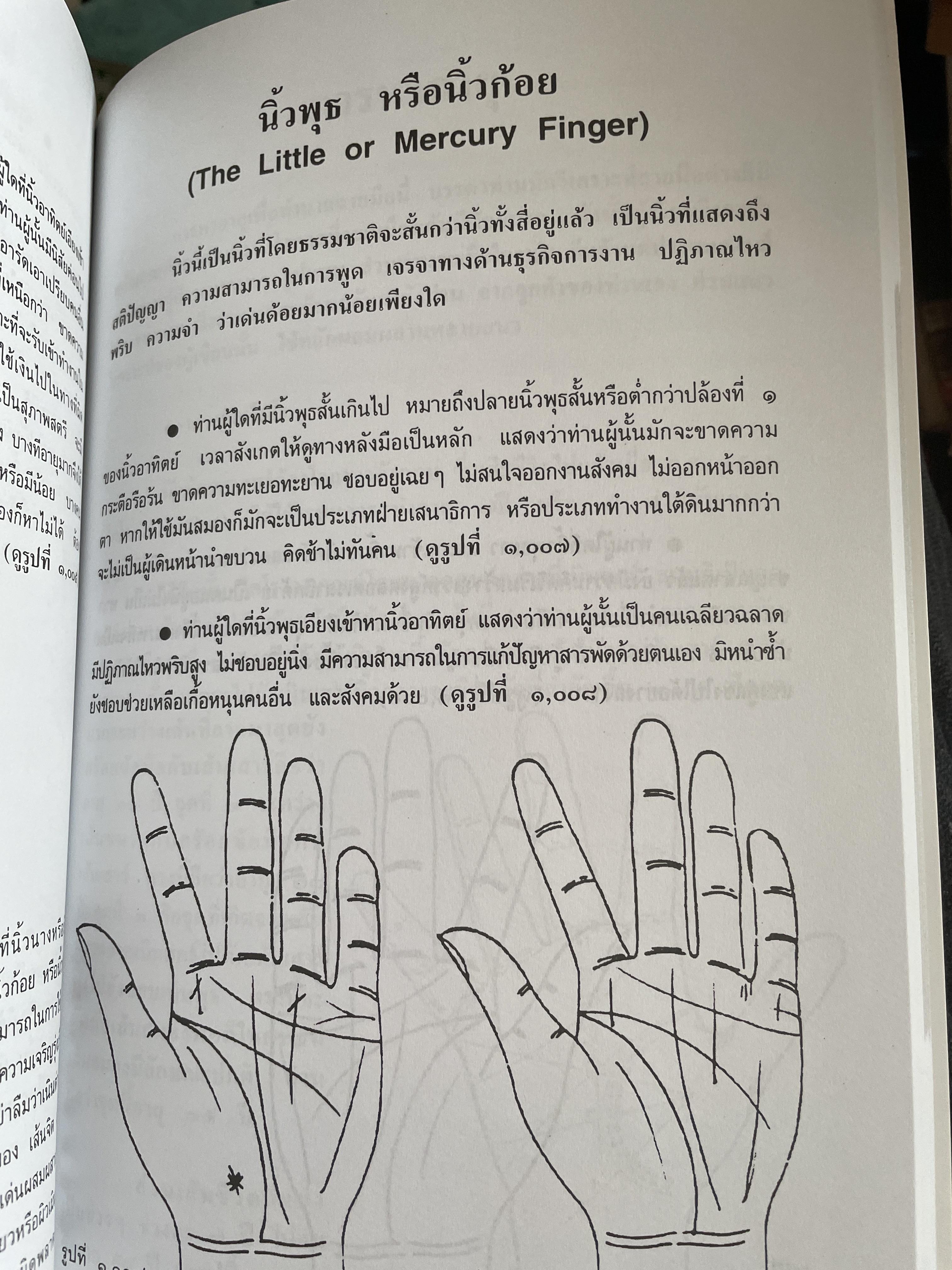 ลายมือ ลายแทงชีวิต. The Science of Hand Analysis พร้อมตัวอย่างลายมือกว่า 1,000 ภาพ ผู้เขียน ดร.สุรพล ธีรรัตนพันธ์ 3,500 กรัม