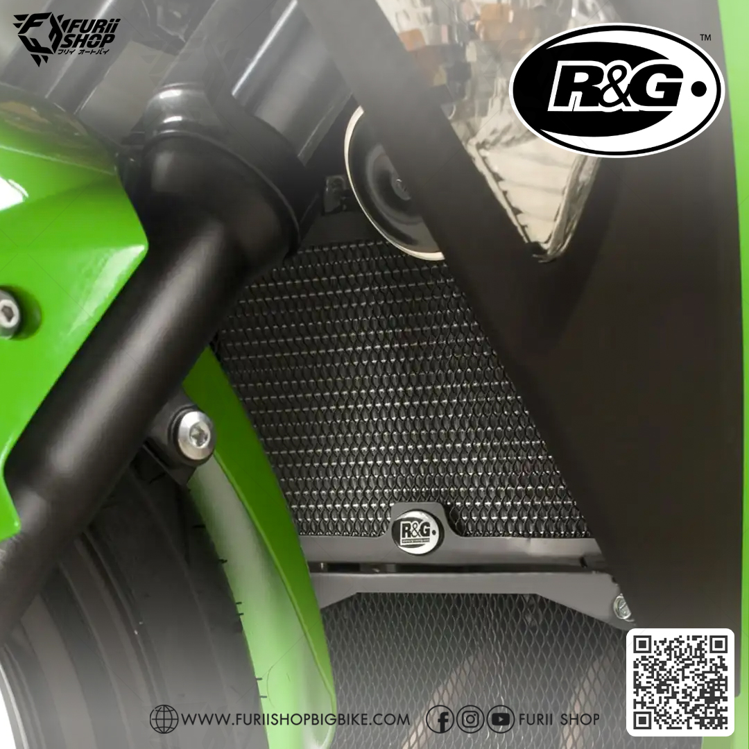 การ์ดหม้อน้ำ R&G Radiator Guard : for Kawaski Ninja 300
