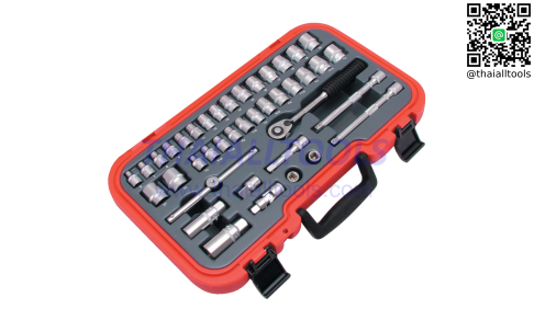 ชุดบ๊อกซ์ METRIC/AF 40PC 3/8" SQ DRSOCKET SET KENNEDY