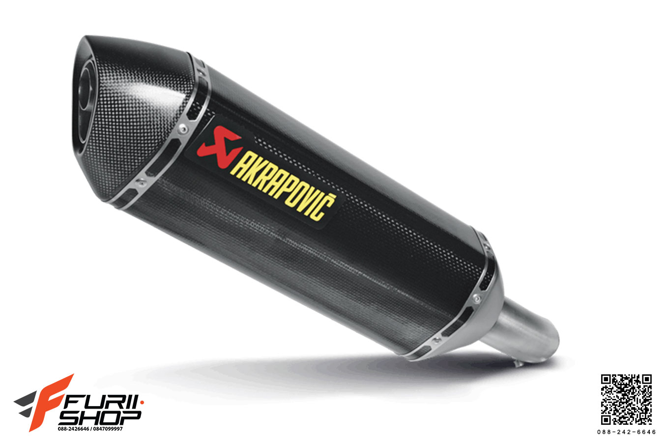 ท่อมอเตอร์ไซค์ AKRAPOVIC CARBON SLIP-ON FOR SUZUKI GSX-S750 ท่อแต่ง ท่อสูตร ท่อบิ๊กไบค์ ท่อBigbike ท่อไอเสีย เอ็กพอร์ต