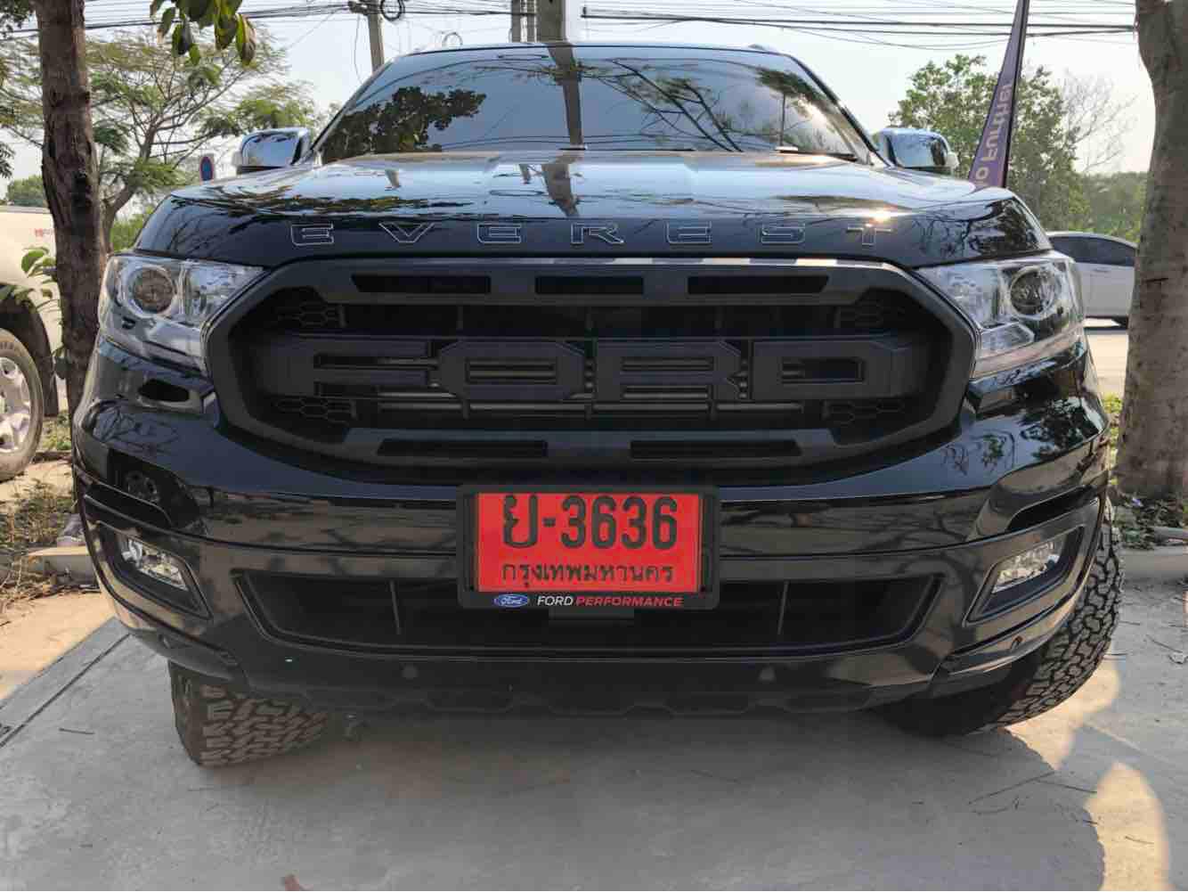 กระจังทรง Raptor ใส่ Everest 2019 2.0 Bi Turbo