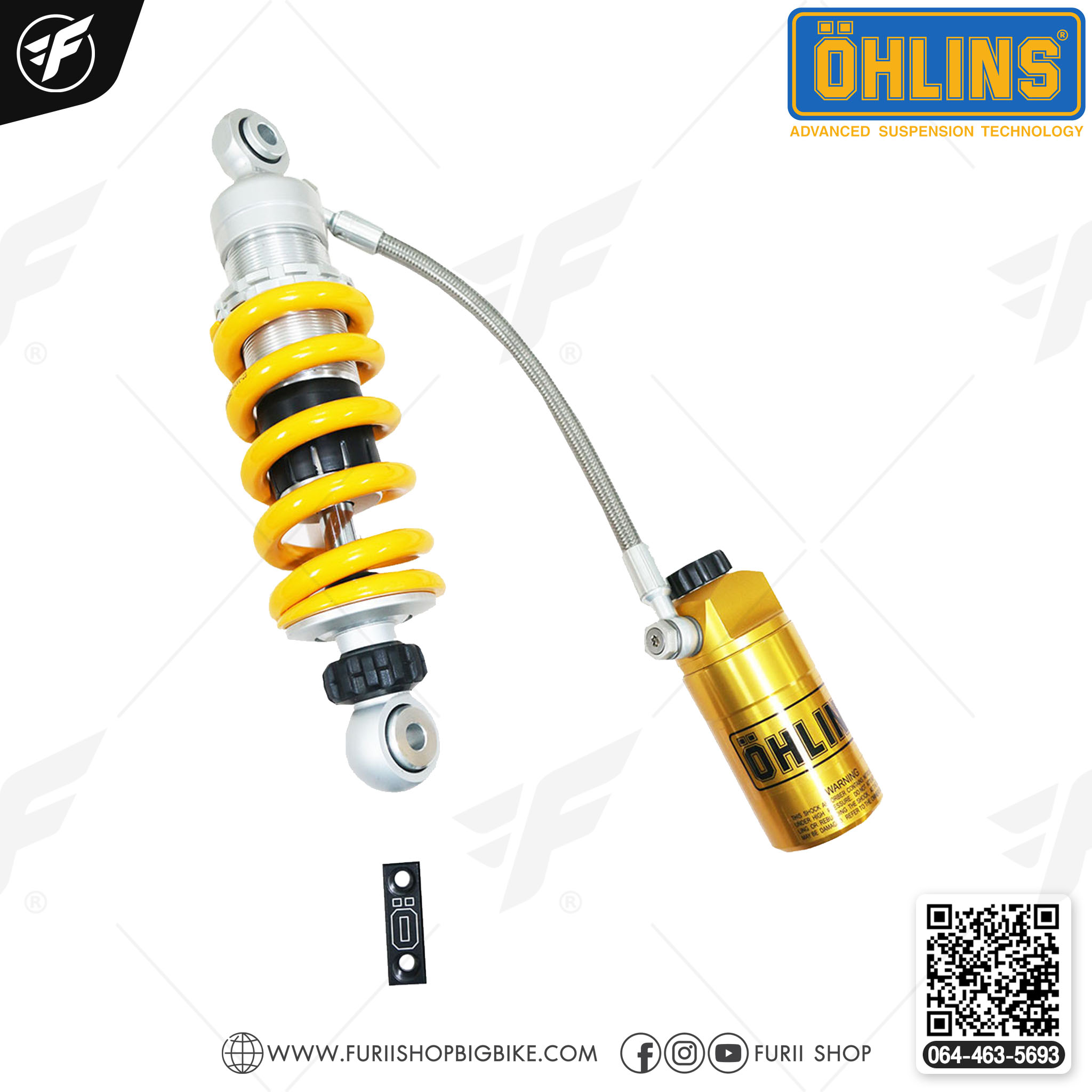 โช๊คหลังแต่ง OHLINS HO 711 For Honda CBR150R 2014-2017