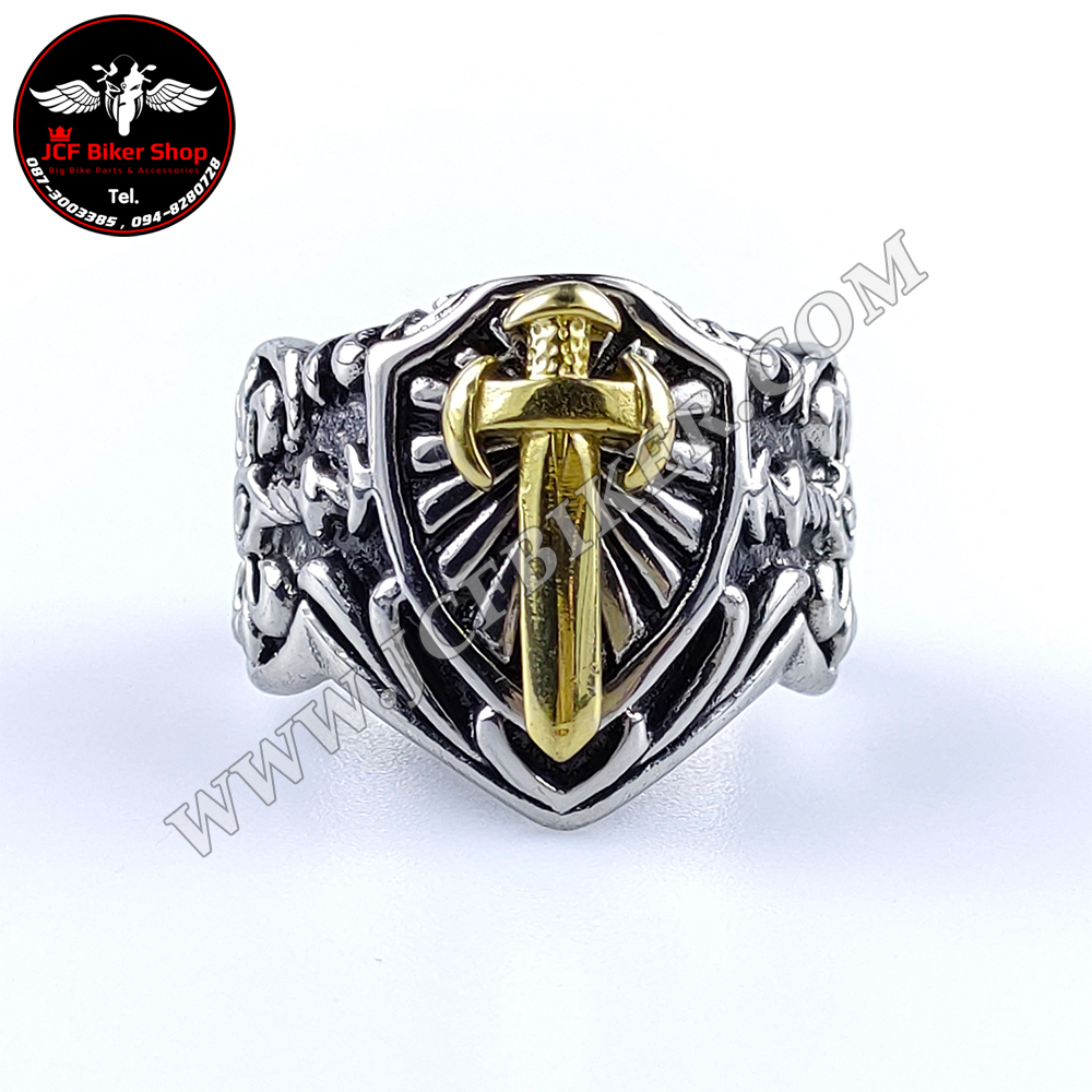 แหวน H-D ลายกางเขน