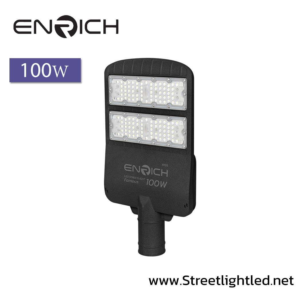 โคมไฟถนน LED STREETLIGHT ENRICH 100W รุ่น FAMOUS