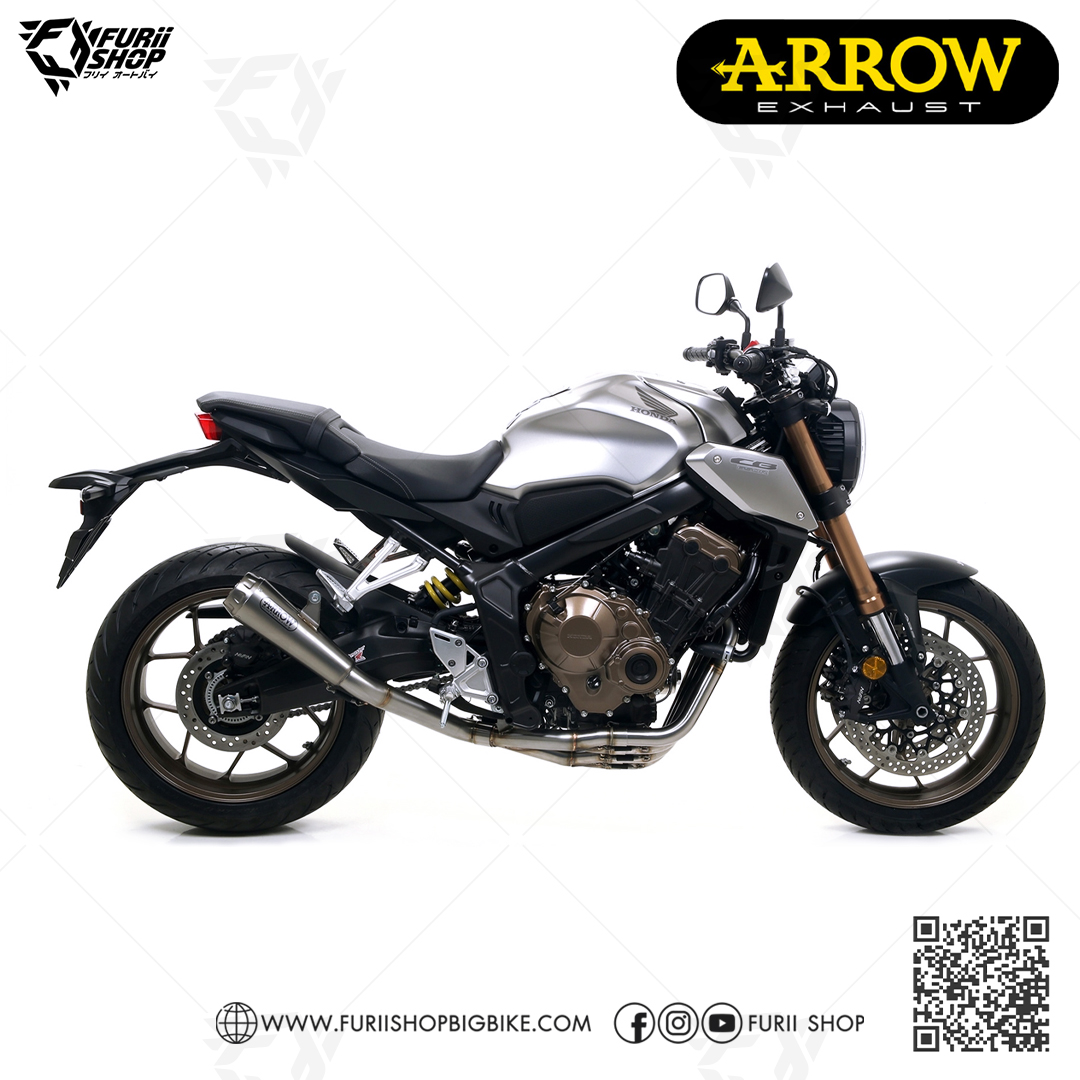 ท่อมอเตอร์ไซค์ Arrow 4-2-1 Moto GP : for Honda CBR650R/CB650R 2019-2023