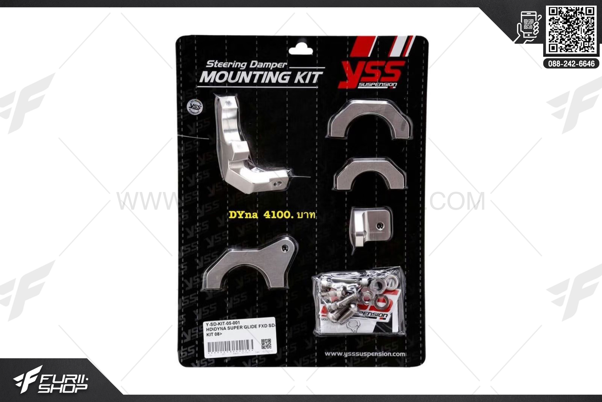 ขาจับกันสะบัด YSS DYNA SUPER GLIDE FXD SD-KIT 08>