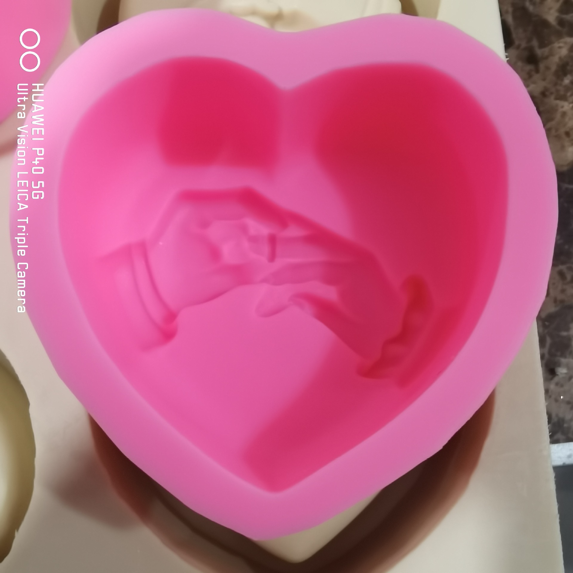 แม่พิมพ์ซิลิโคน หัวใจ ลายหน้ารัก เลือกแบบ