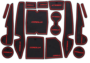 Slot Mat แผ่นยางรองในช่องรถยนต์ New Fortuner 2015