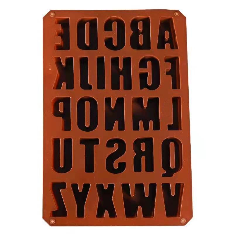 แม่พิมพ์ซิลิโคน ตัวอักษรภาษาอังกฤษ