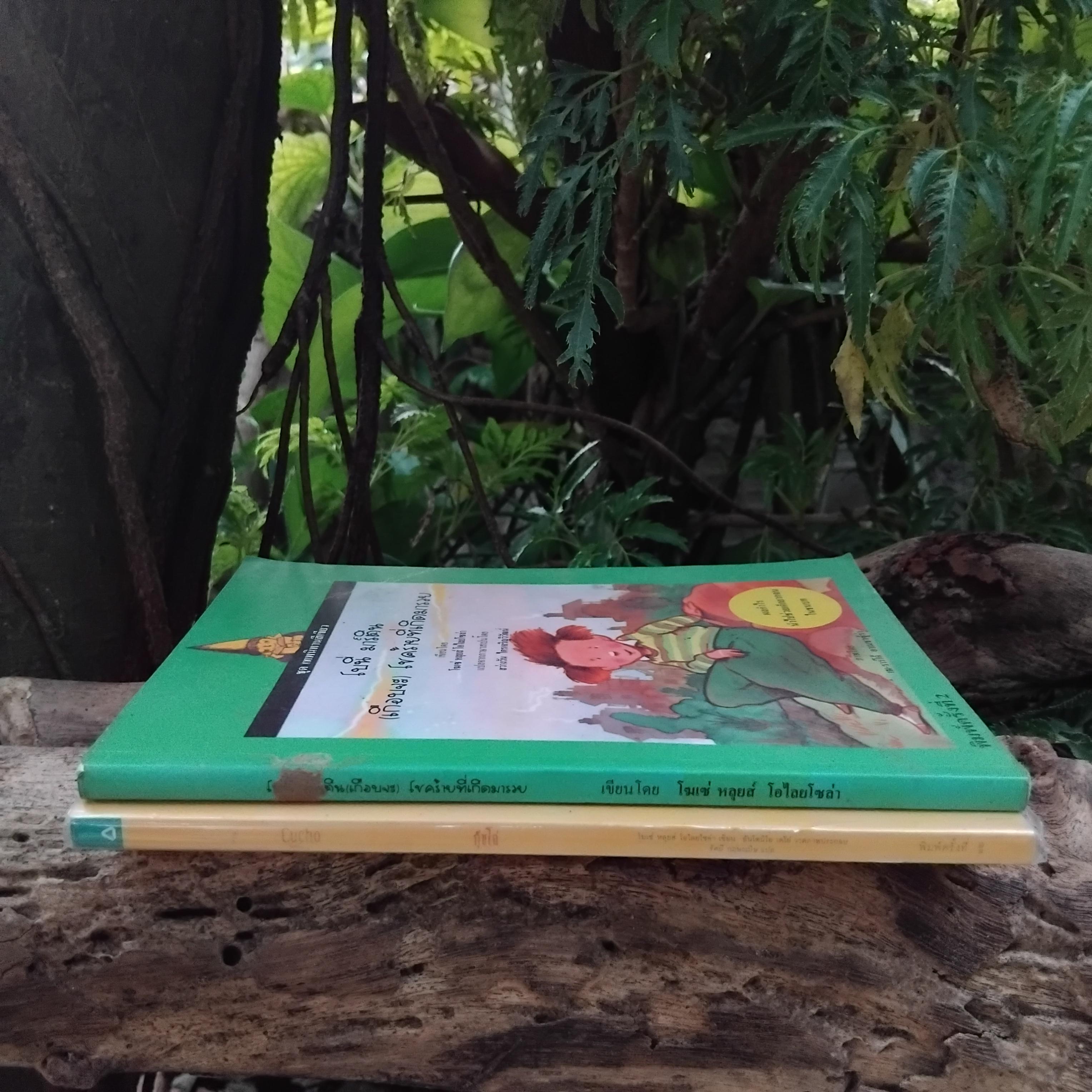 วรรณกรรมเยาวชนแปลของ โฆเซ่ หลุยส์ โอไลยโซล่า 2 เรื่องคือ โบนี่ มาร์ติน(เกือบจะ)โชคร้ายที่เกิดมารวย และ กุ๊ชโฉ่