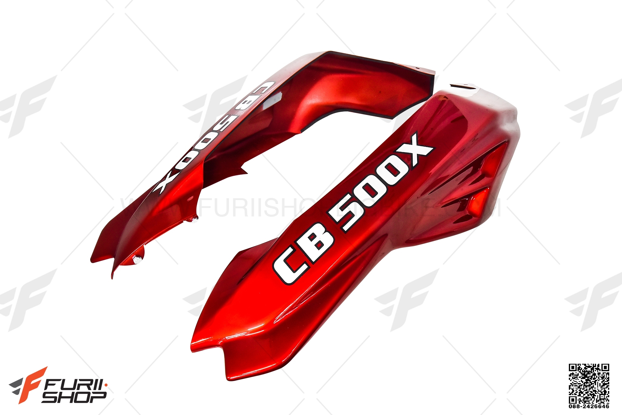 ปากนก PROJECT A สีแดง FOR HONDA CB500X