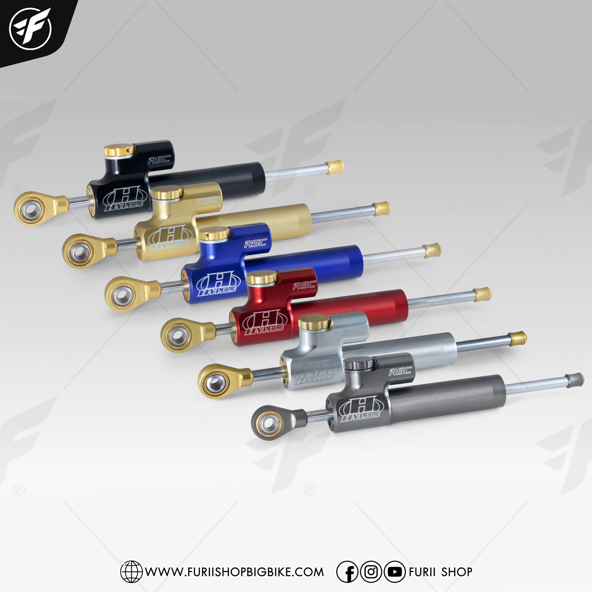 กันสะบัด HYPERPRO STEERING DAMPERS/STABILIZERS RSC FOR Triumph T120 Bonneville