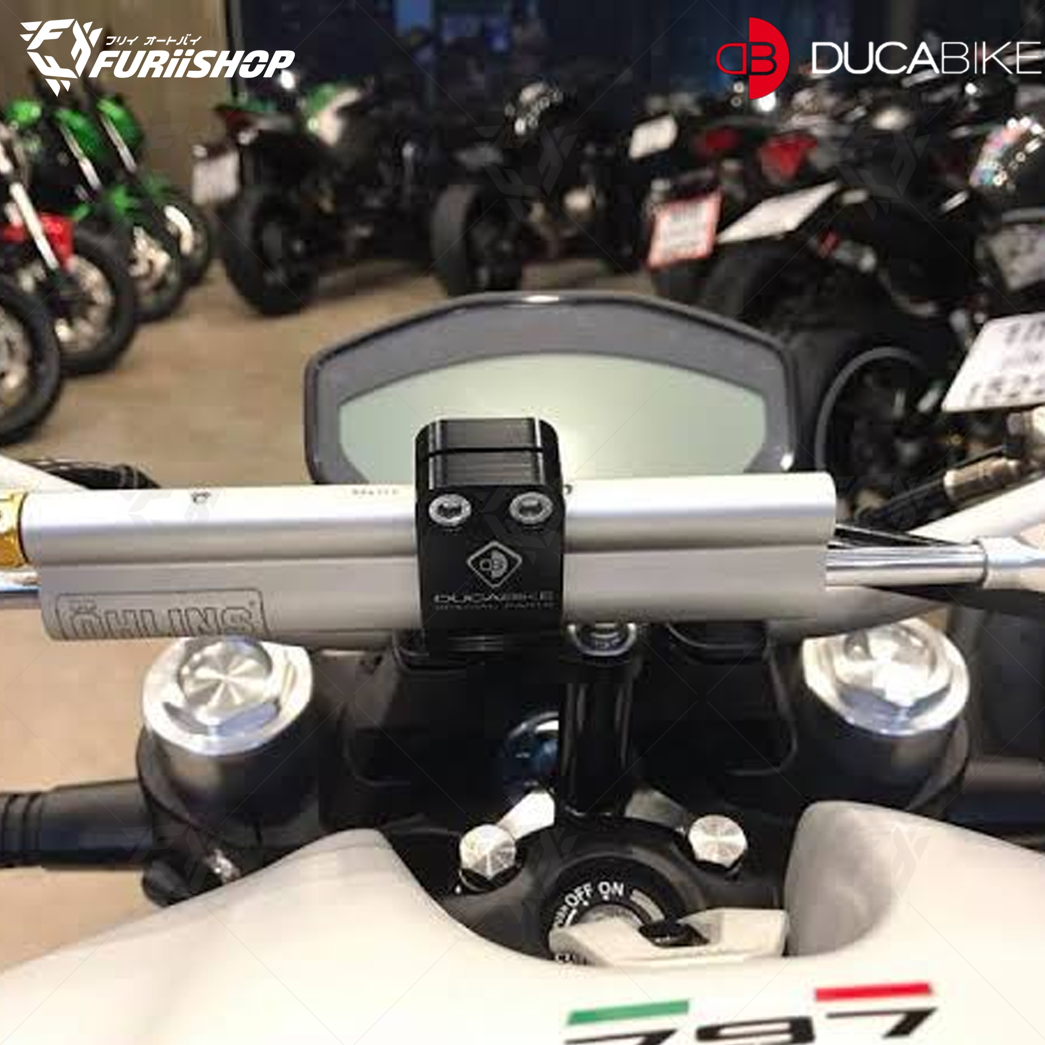 ขาจับกันสะบัด DUCABIKE For : MONSTER 821/1200