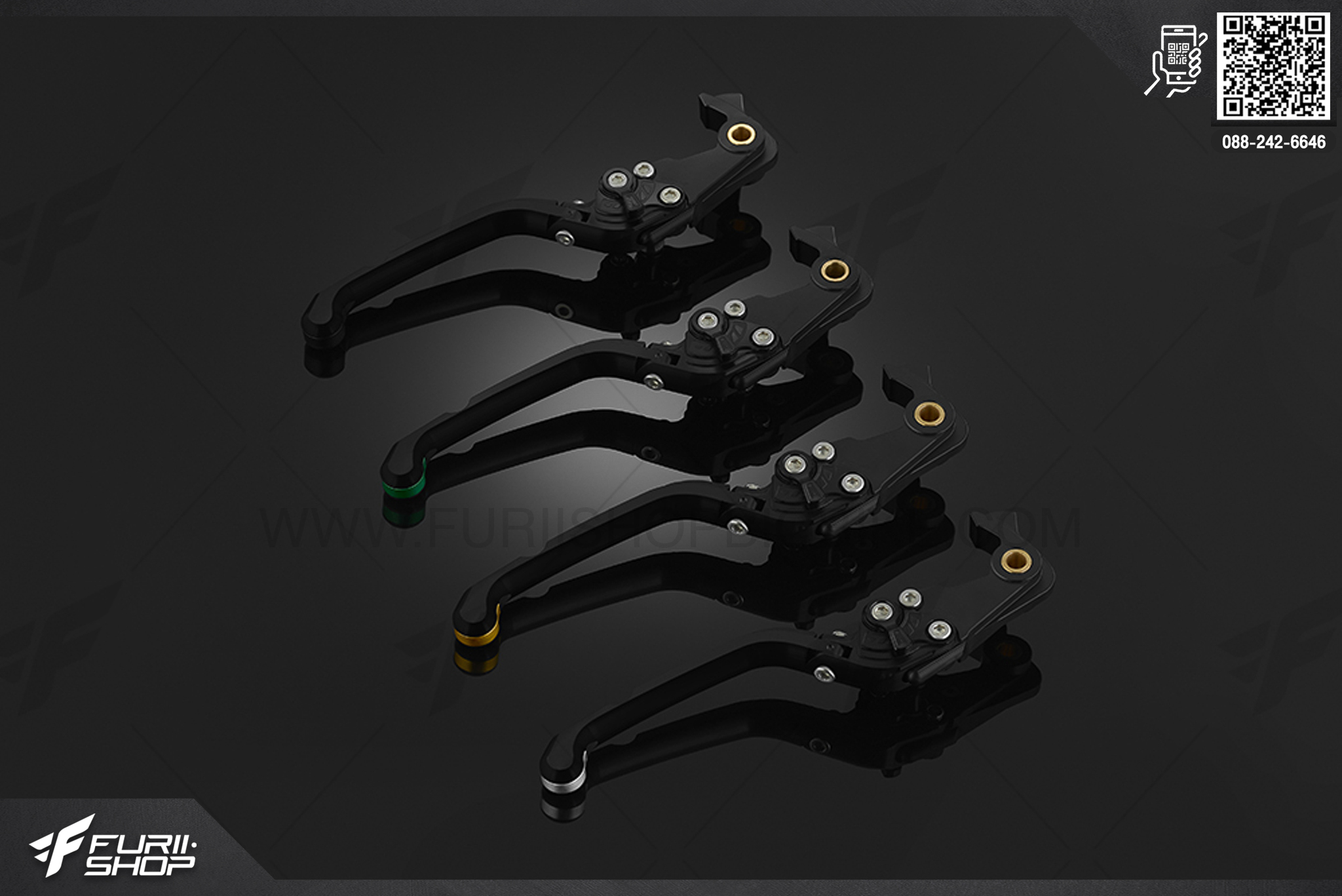 ก้านเบรค (Premium Folding Adjustable Front Brake Lever) Kawasaki NINJA ZX6R