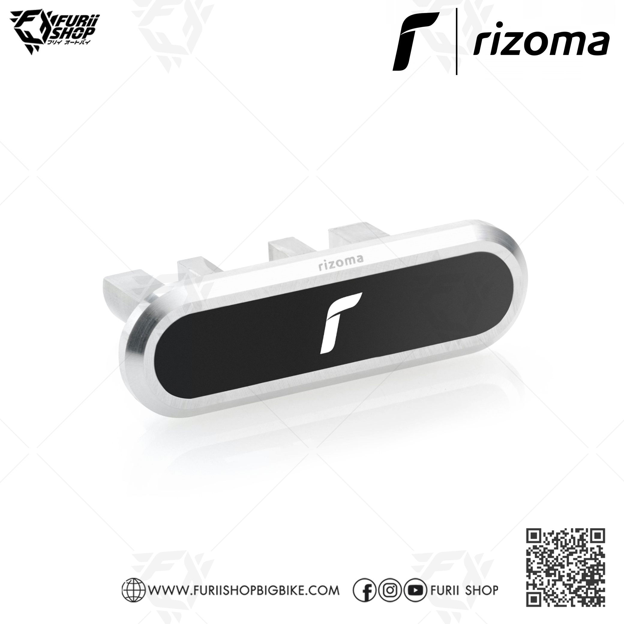 จุกอุตกระจก (ข้างละ) Rizoma Mirror Hole Cap : for Yamaha TMAX530 SX/DX 2017-2019 & TMAX560 2020-2021 สำเนา
