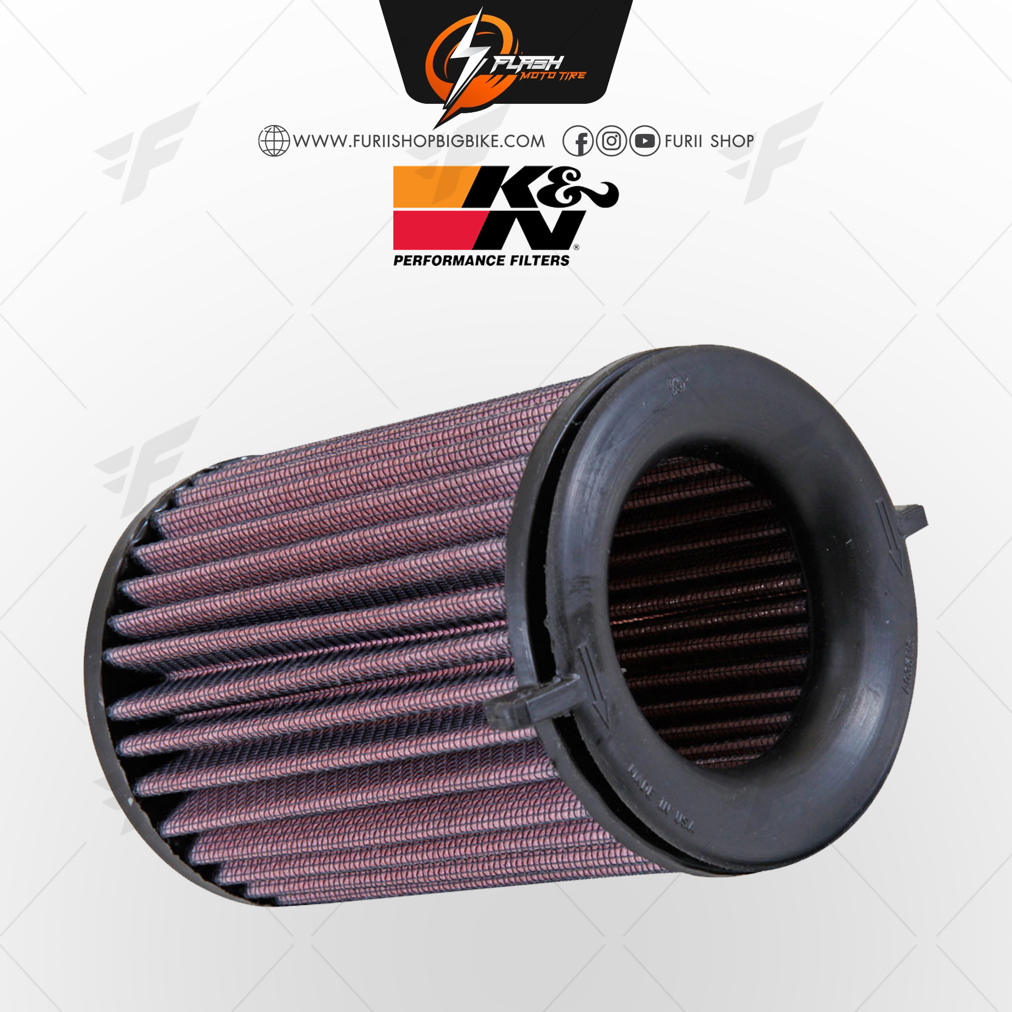 กรองอากาศ K&N สำหรับ DUCATI