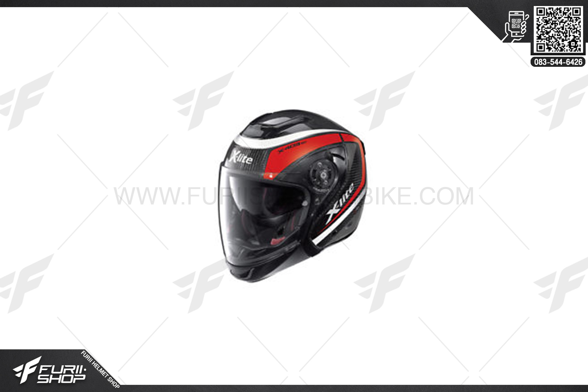 หมวกกันน็อค X-LITE X-403 Meridian Red (8)