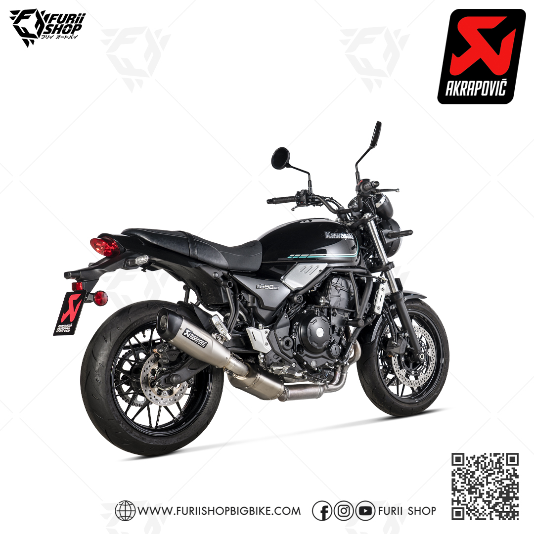 ท่อแต่ง Akrapovic Slip on Side Homologated (cutting) : for Kawasaki Z650RS 2022