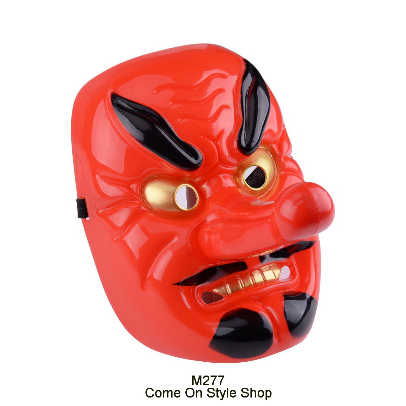 หน้ากากญี่ปุ่น เทนงุ จมูกยาว Japanese Tengu Devil Long Nose Demon Mask 