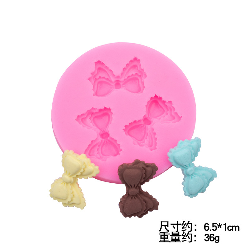 พิมพ์ซิลิโคนของโบว์เลือกแบบ