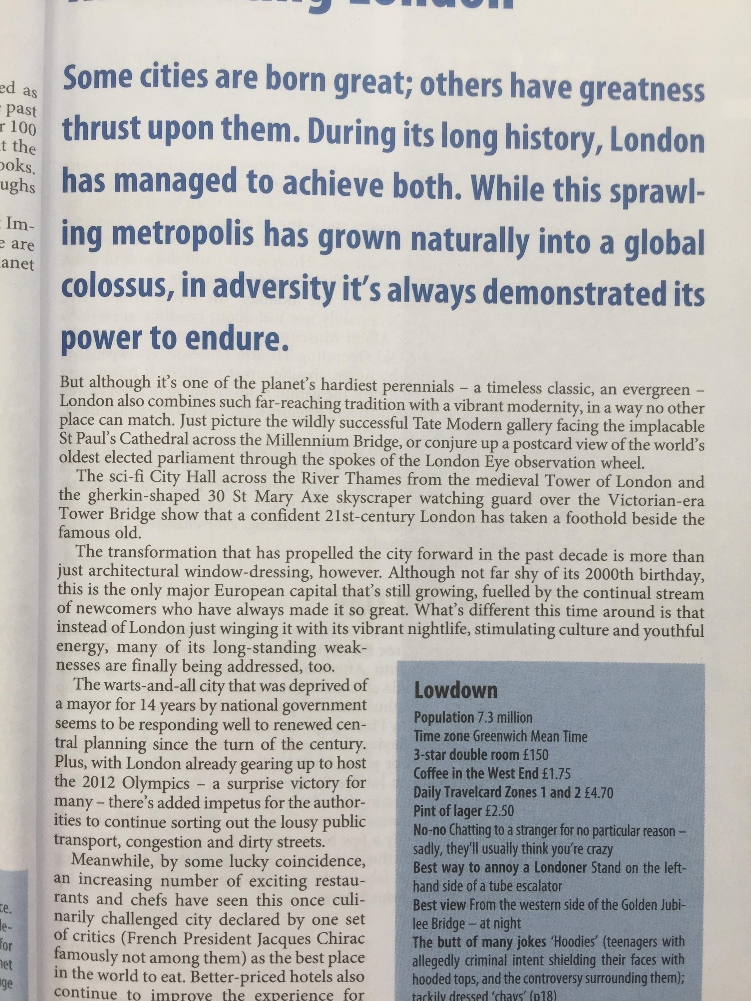 LONDON. City Guide 0 กก.