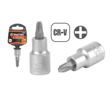 ลูกบล็อกดอกไขควง 1/2" PH 2แฉก 361322 TACTIX