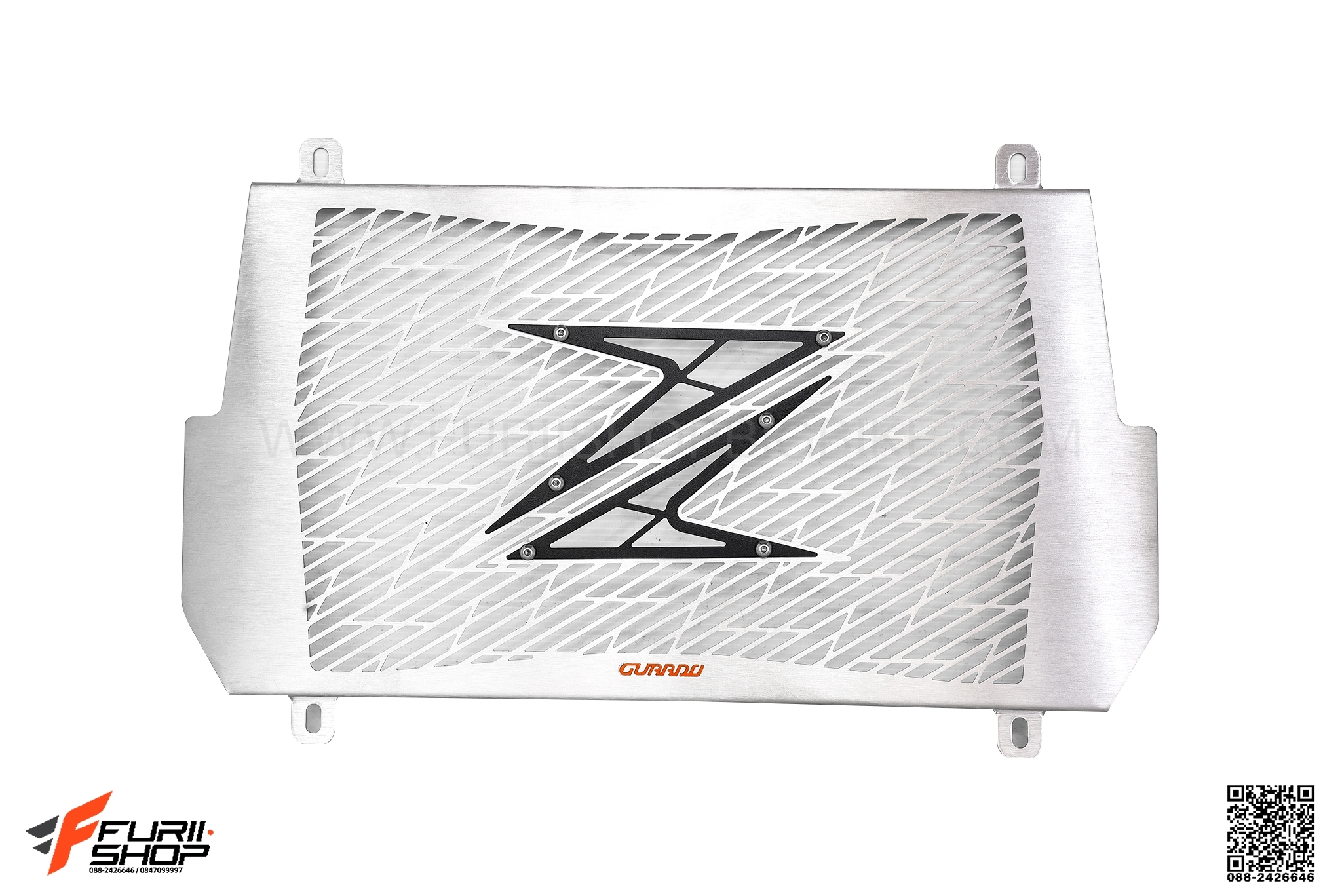 การ์ดหม้อน้ำ GUARDO สีเงิน FOR KAWASAKI Z900