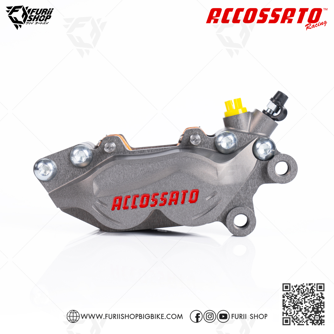 ปั้มล่าง Accossato Axial Brake 4P Caliper CNC