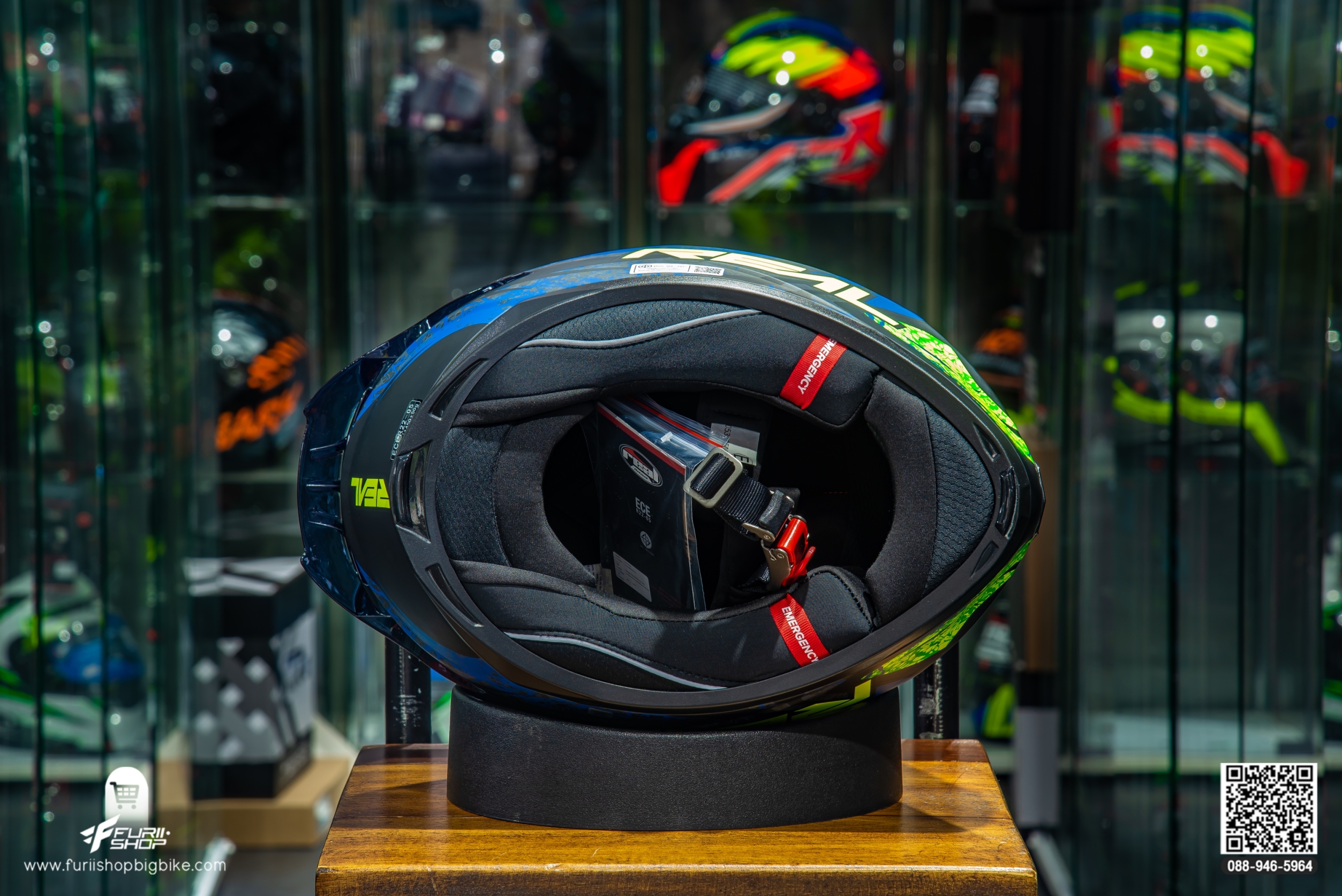 หมวกกันน็อค REAL RAPTOR STRATOS ดำ-เหลือง(ด้าน)