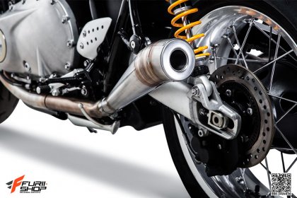 ท่อมอเตอร์ไซค์ GP EXHAUST FOR THRUXTON 1200 R BRITISH CUSTOMS ท่อแต่ง ท่อสูตร ท่อบิ๊กไบค์ ท่อBigbike ท่อไอเสีย เอ็กพอร์ต