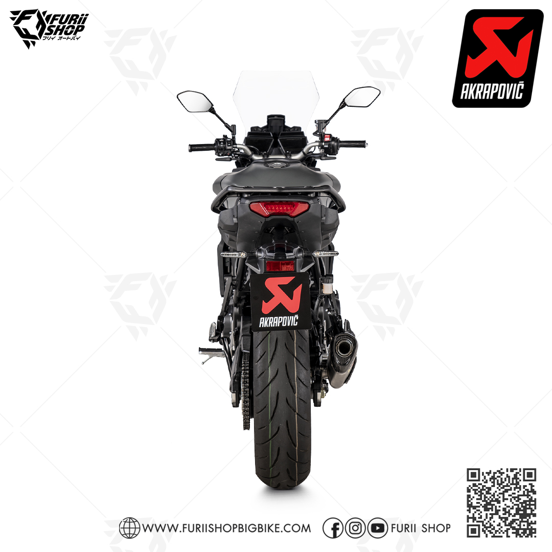 ท่อแต่ง Akrapovic Titanium New shape : for Yamaha FJ09 Tracer 9 /GT 2021-2023