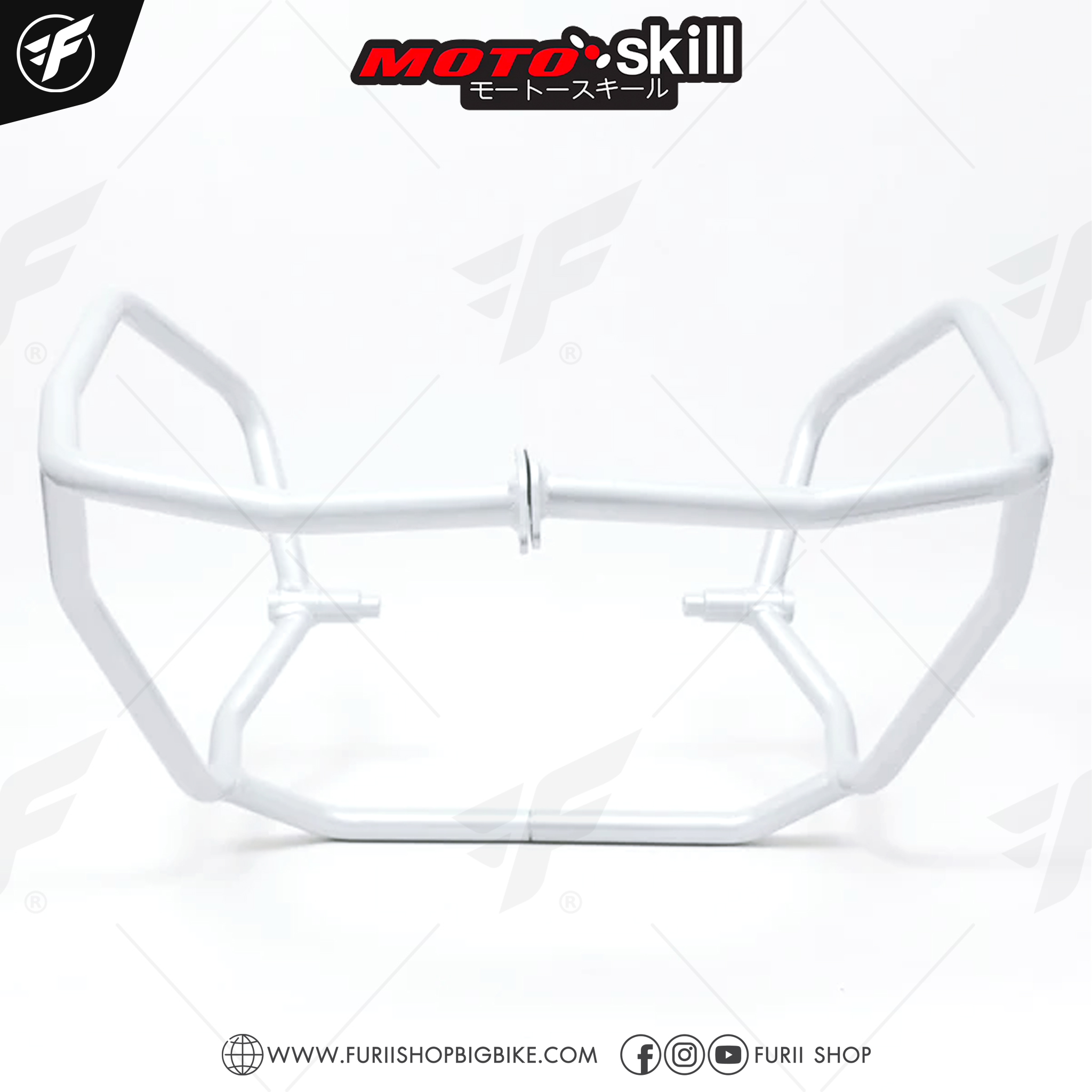 แคชบาร์ V.2 MOTOSKILL Crash bar V.2 สำหรับ SUZUKI V-Strom 1000