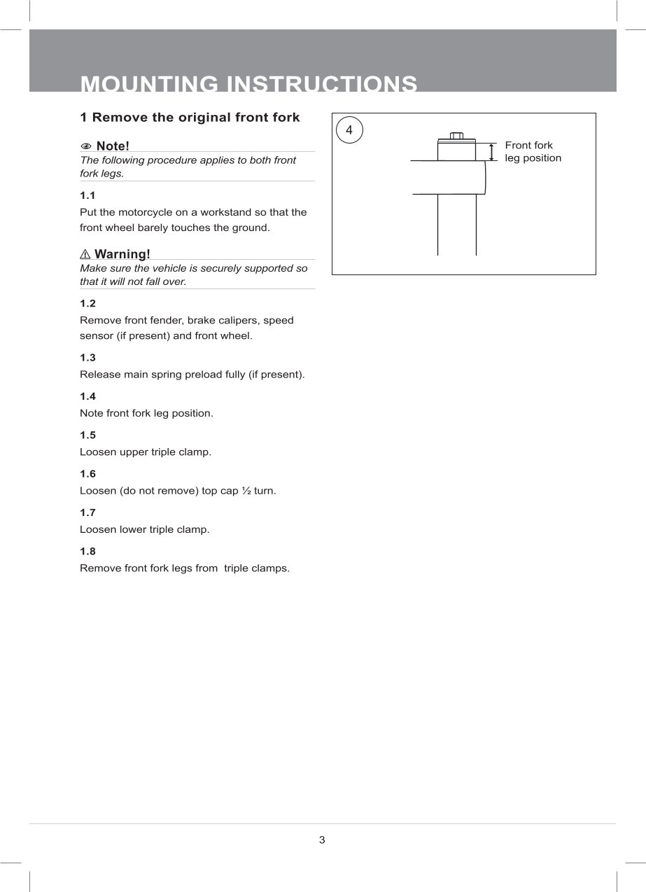 สปริงโช้คหน้า Ohlins FKA116 For Yamaha Ténéré 700 Extreme 2023-2024