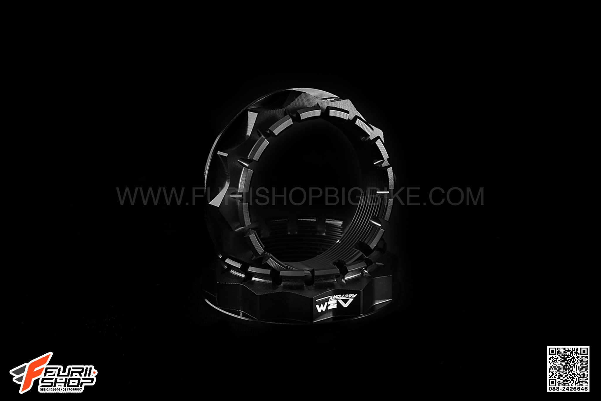 น็อตล็อคล้อ AEM สีดำ FOR DUCATI PANIGALE V4