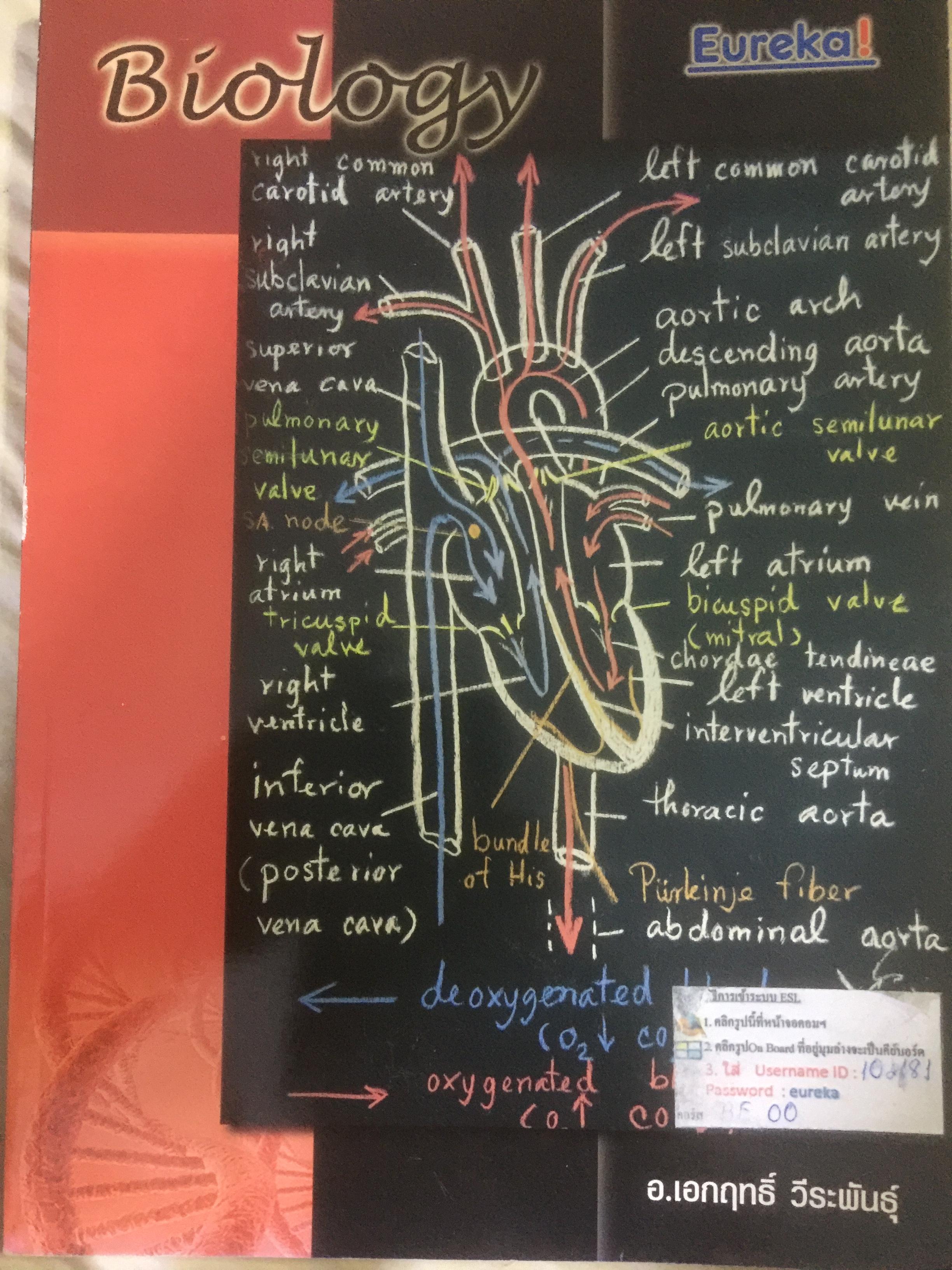 BIOLOGY ผู้เขียน อาจารย์ เอกฤทธิ์ วีระพันธุ์ 0 กก.