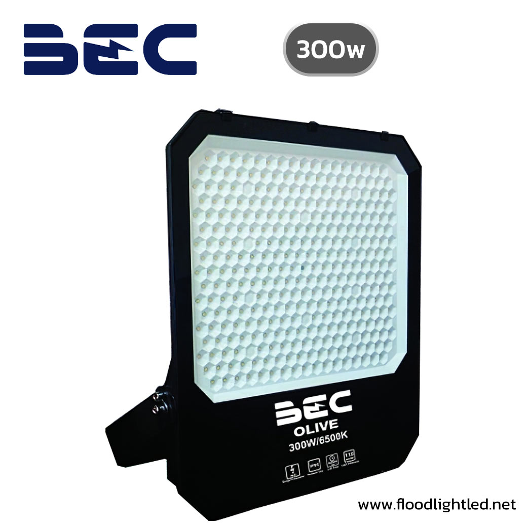สปอร์ตไลท์ LED 300W BEC OLIVE