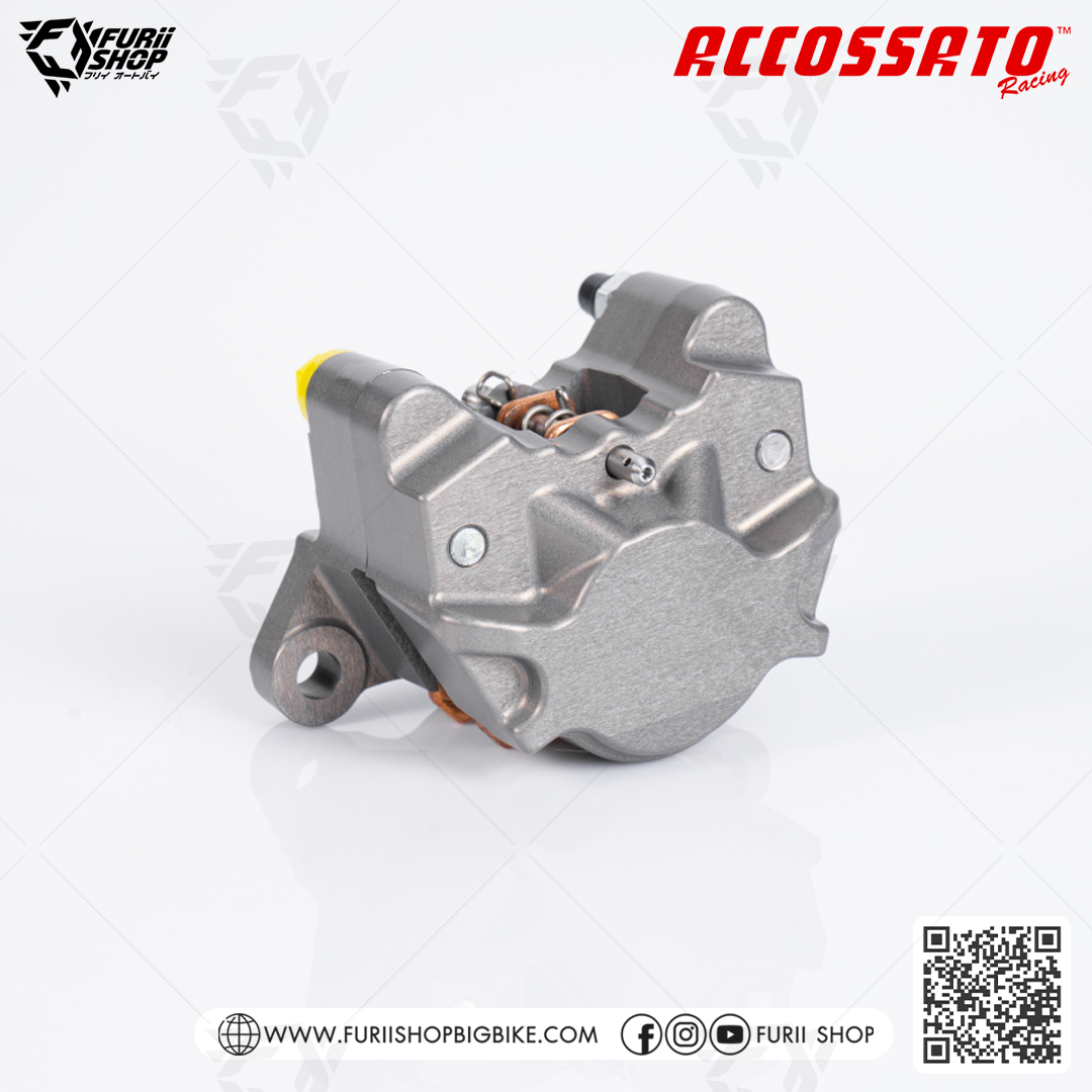 ปั้มล่าง Accossato Front Axial Brake 2P Caliper CNC (PZ015H-ST)