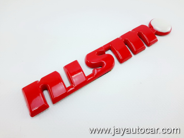 LOGO NISSAN NISMO โลโก้ นิสสัน นิสโม่ สีแดง