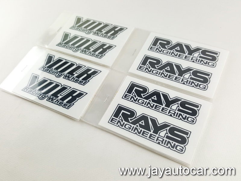 สติ๊กเกอร์ ติดล้อแม็ก Volk Rays TE37 งานคุณภาพ