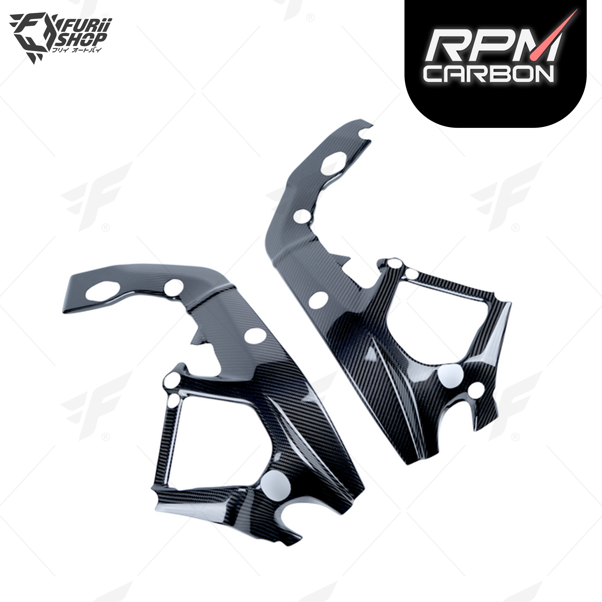 ครอบเฟรม(เต็ม) RPM Carbon Frame Cover Full : for BMW S1000RR 2009-2014 / BMW S1000R 2014-2016