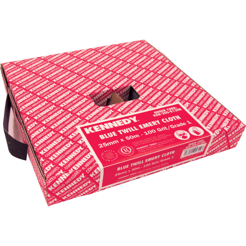 Kennedy.25mm x 50M COIL ECONOMY EMERY GRADE 2 (P60)