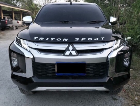 ตัวหนังสือ Triton Sport สีโครเมียม Chrome