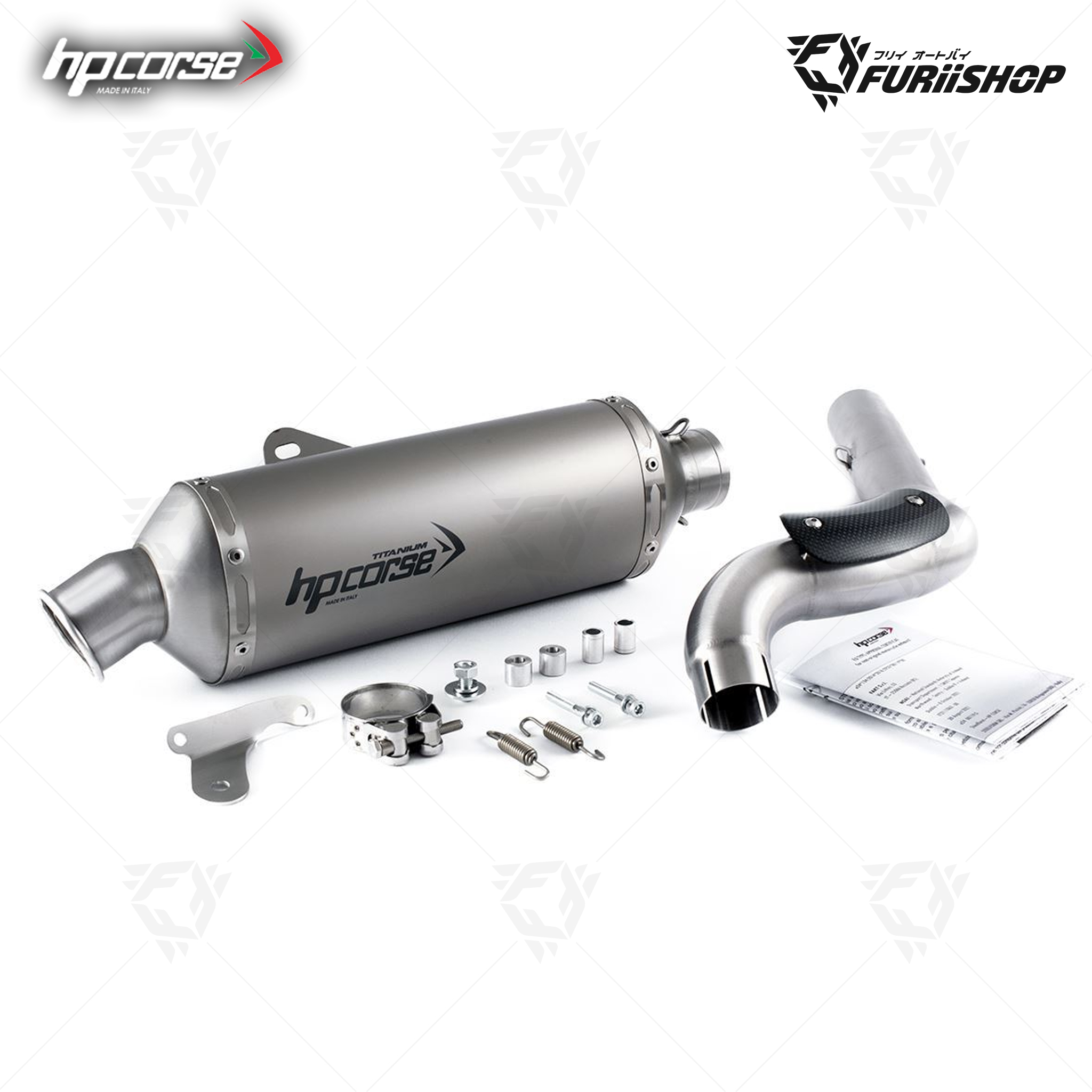 ท่อแต่ง HP Corse - Slip On SP-1 Short Titanium