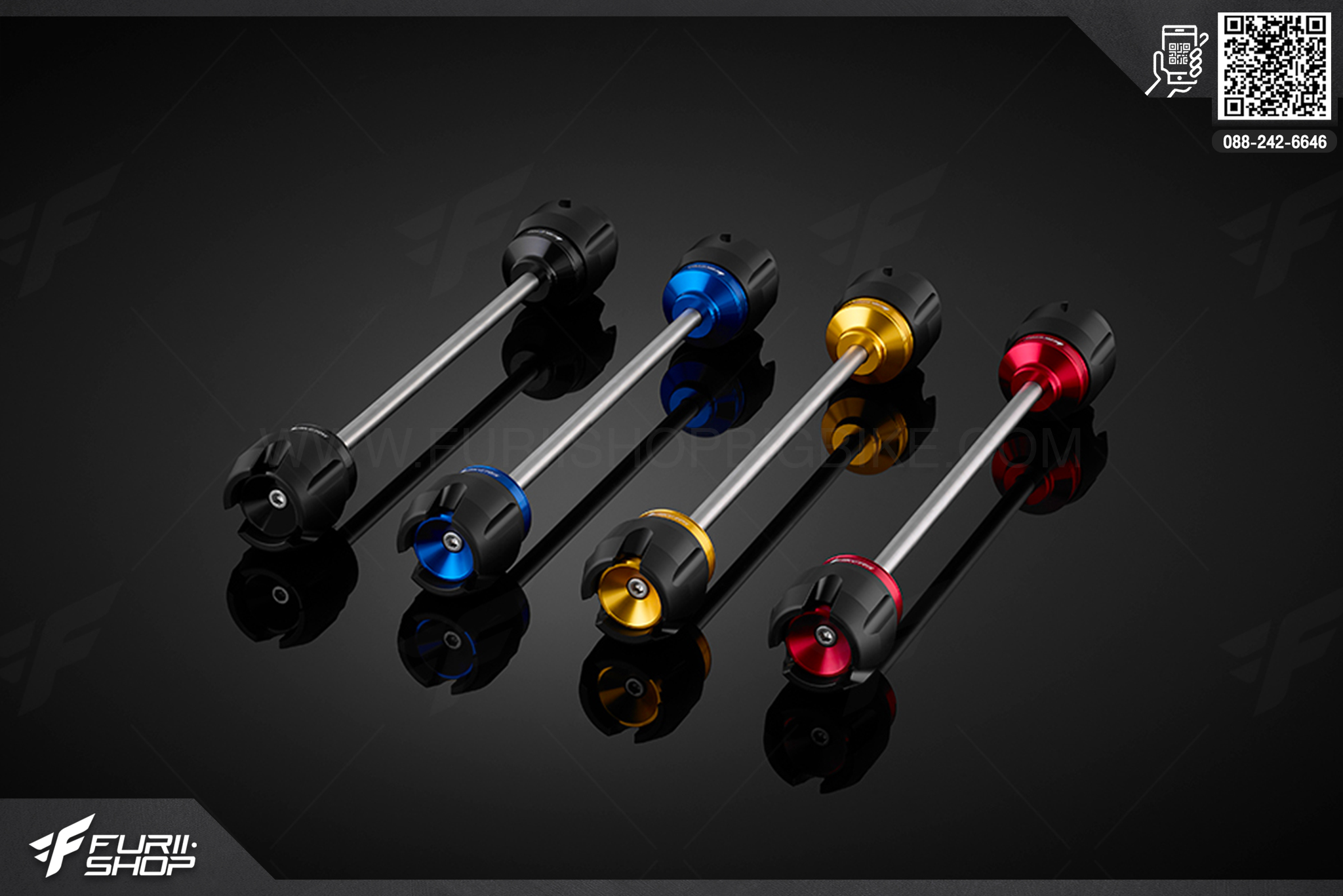 กันล้มล้อหน้าFront Wheel Axle Protection Bikers Yamaha N-MAX (2015-2019)