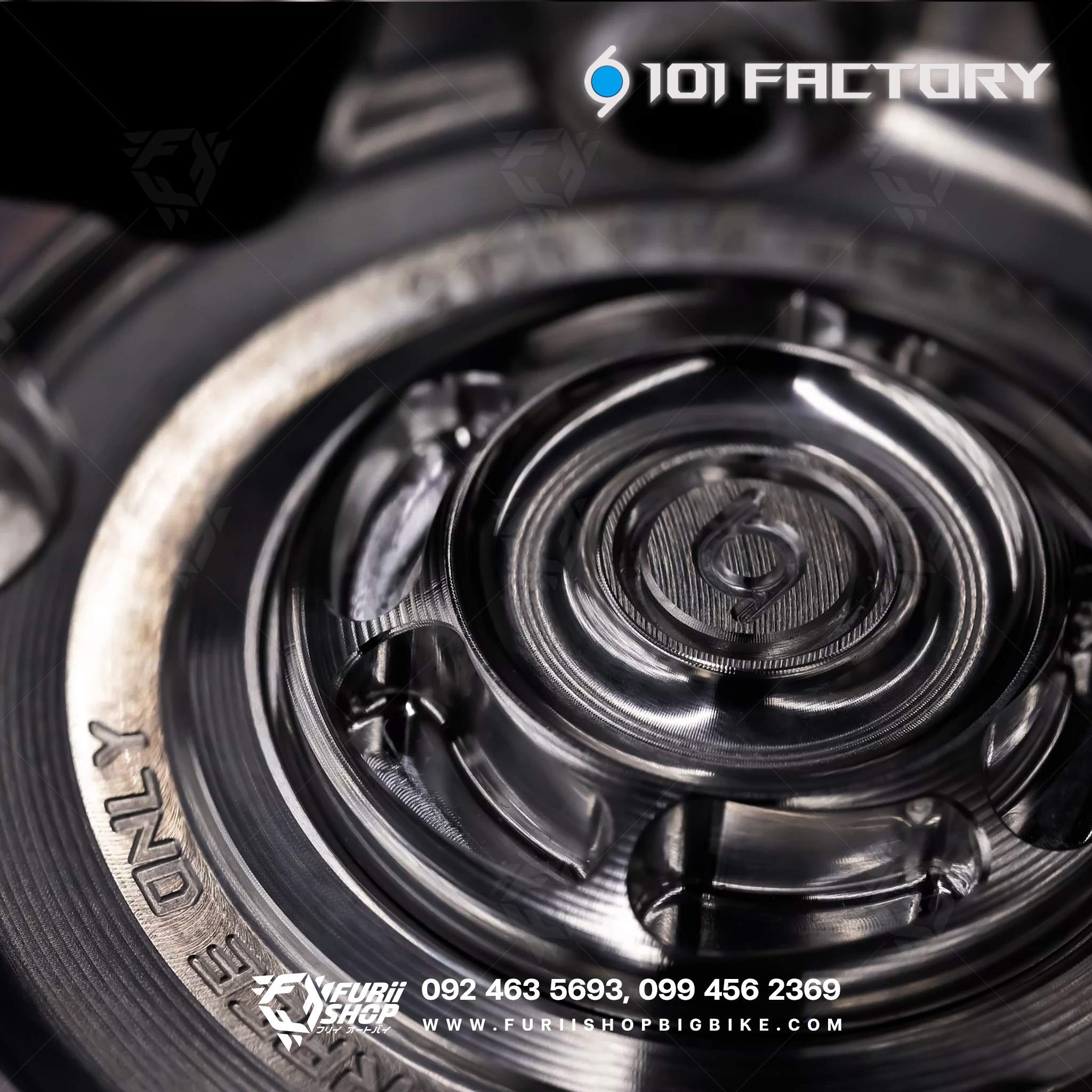 ล้อฟอร์จ 1O1 Factory 12" Race Forged Wheel P145 for Vespa Sprint / Primavera