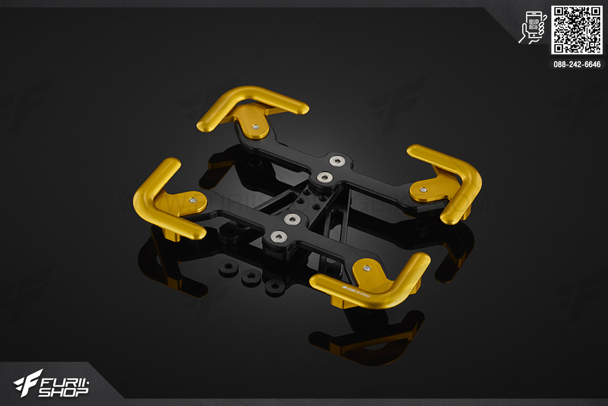 Premium Rear License Support Vespa all models