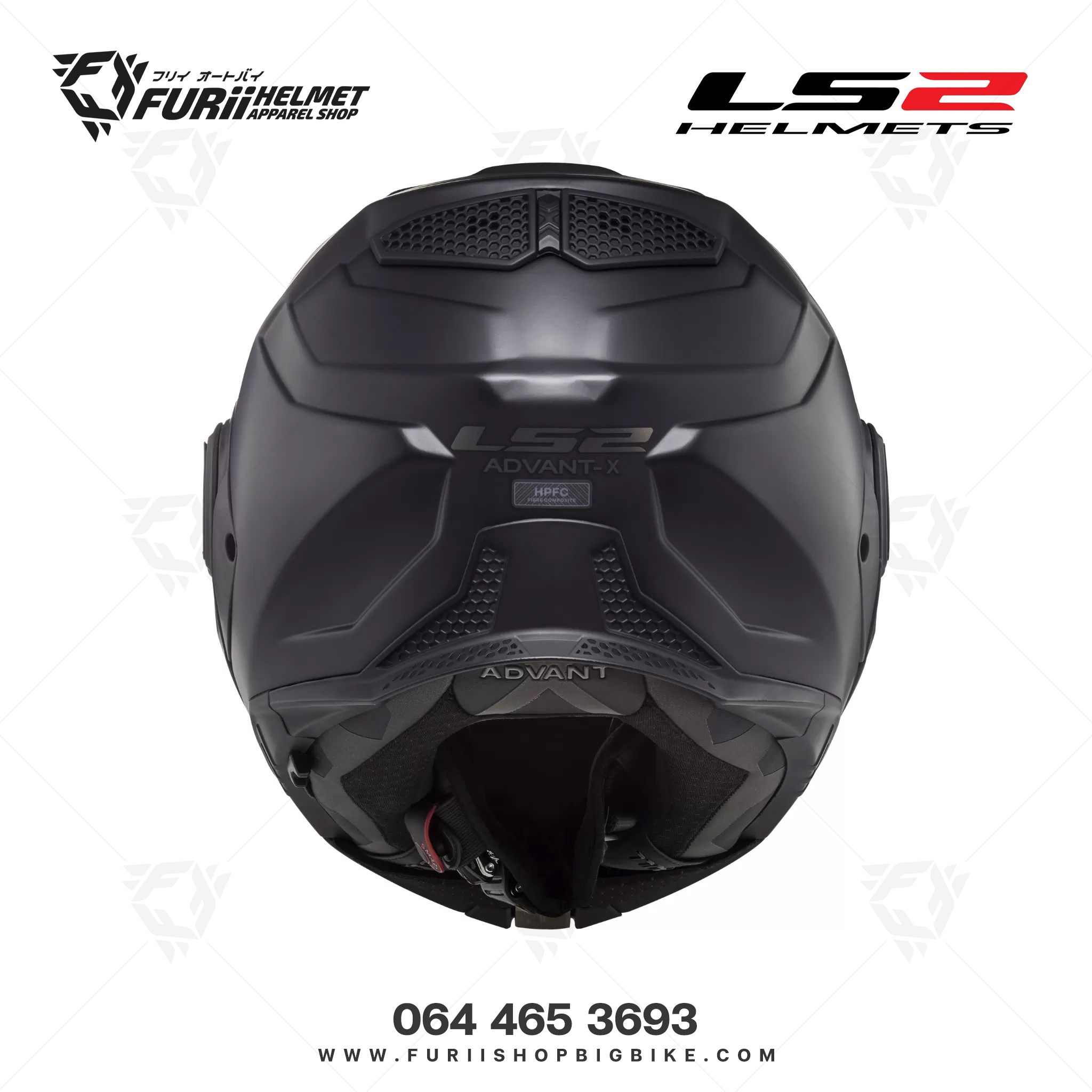หมวกกันน็อค LS2 Helmet FF901 ADVANCE X : SOLID MATT BLACK