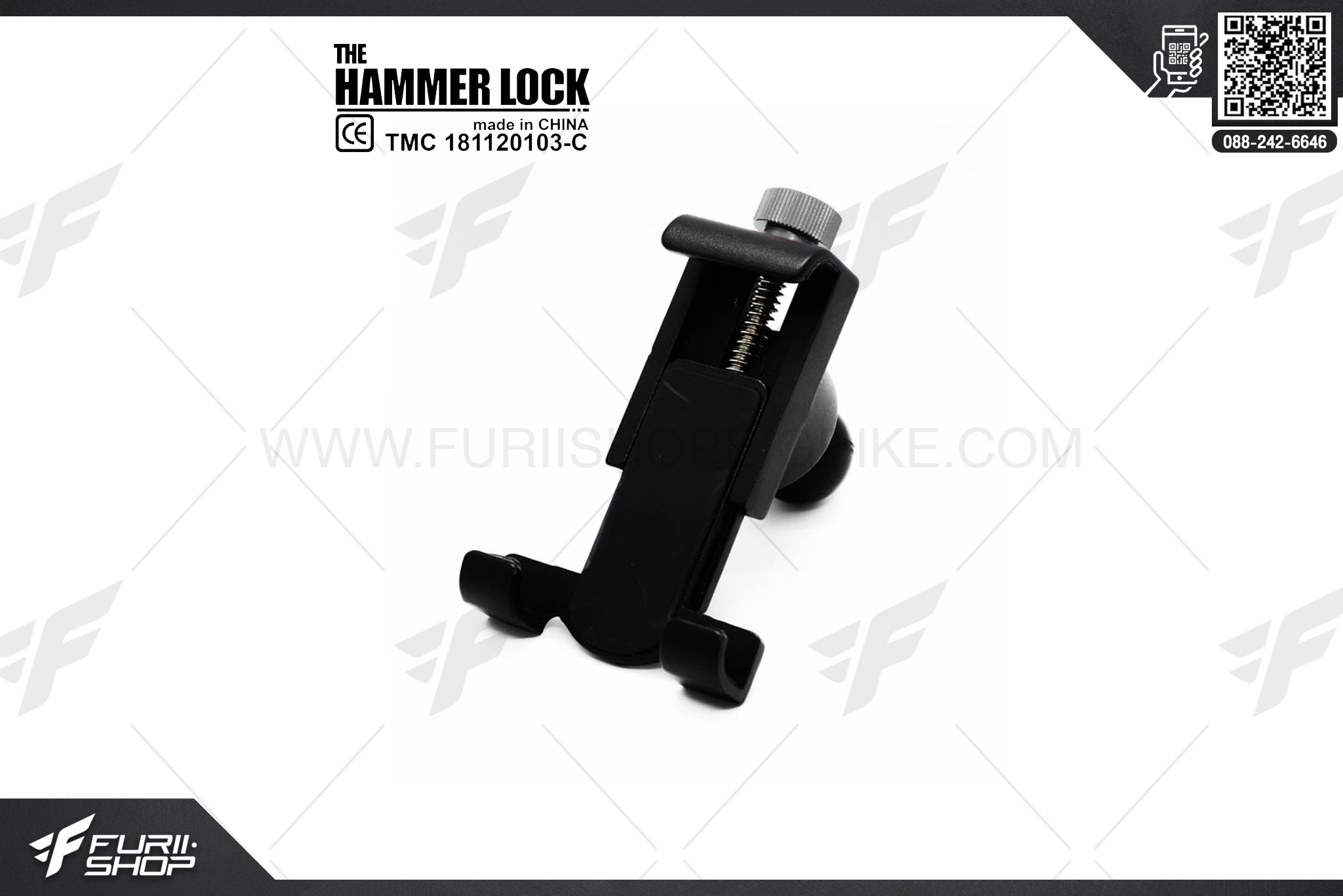 ขาจับโทรศัพท์มือถือ THE HAMMER LOCK T-Bar PHONE MOUNT