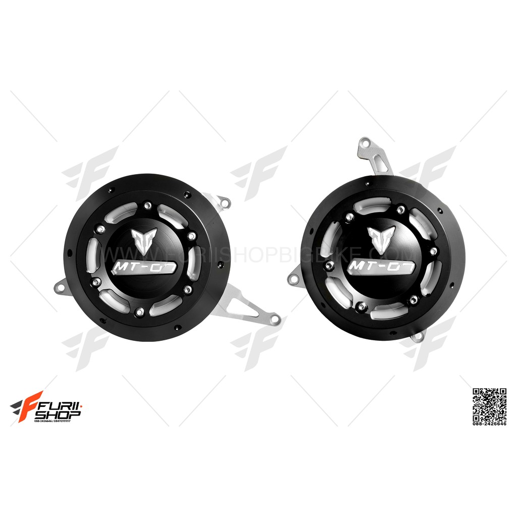 กันแคร้ง SEP RACING SPORT สีเงิน FOR YAMAHA MT07