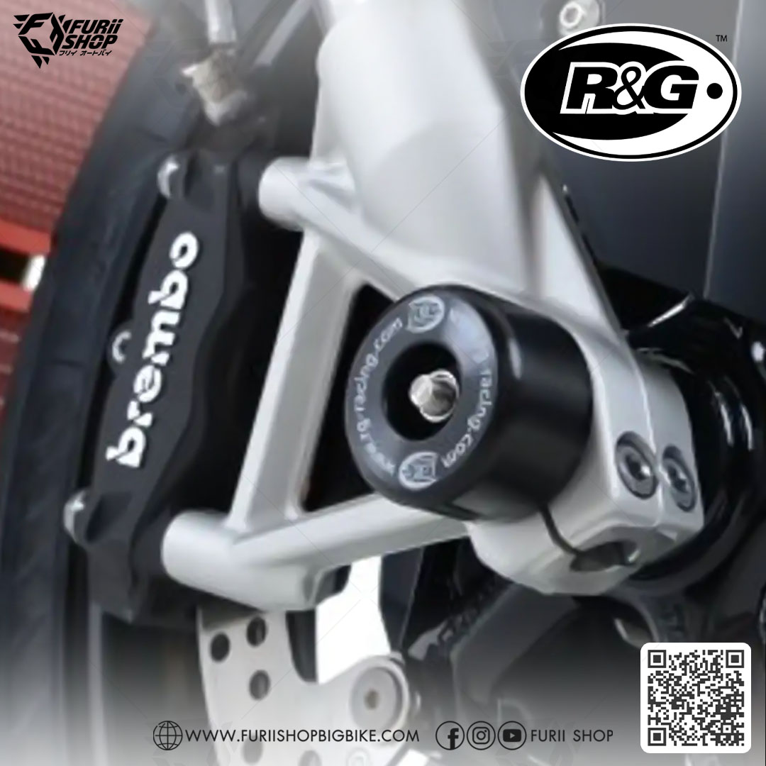 กันล้มหน้า R&G Front Protector : for BMW F800R 2014-2019